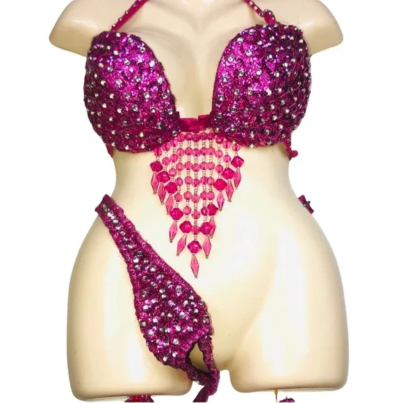 Vintage Vicky Renee Feature Dancer Costume – Sailor Girl – Swarovski Rhinestones - Picture 3 of 11